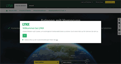 Desktop Screenshot of lynxbroker.de