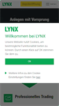 Mobile Screenshot of lynxbroker.de